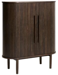Unique Furniture Tmavá dubová komoda Meta 100 cm