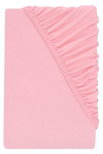Livarno® Žerzejové napínací prostěradlo, 90–100 x 200 cm (světle růžová) (100407465002)