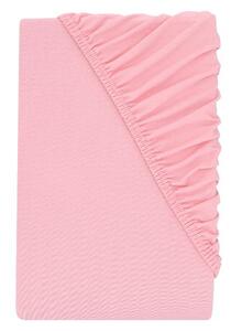 Livarno® Žerzejové napínací prostěradlo, 90–100 x 200 cm (světle růžová) (100407465002)