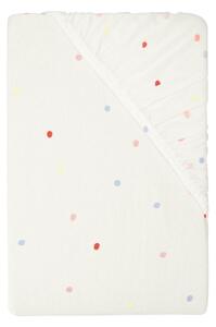 Livarno® Žerzejové napínací prostěradlo, 90–100 x 200 cm (puntíky) (100407510003)
