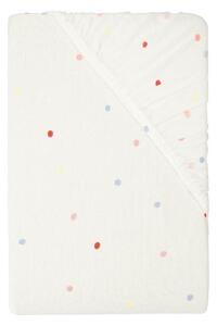Livarno® Žerzejové napínací prostěradlo, 90–100 x 200 cm (puntíky) (100407510003)