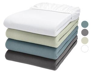 Livarno® Žerzejové napínací prostěradlo, 90–100 x 200 cm (100407683)