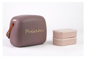 Hnědý chladicí box 6 l Classic Gold – Polarbox