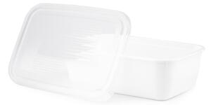 Plastové krabičky do mrazáku, Rotho FREEZE, bílá, 1 x 3,7l