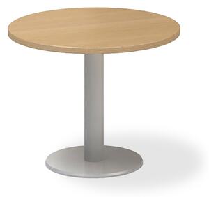 Jednací stůl ProOffice, průměr 70 cm, buk