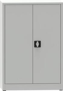 Dílenská policová skříň na nářadí KOVONA JUMBO, 2 police, svařovaná, 800 x 600 x 1150 mm, šedá