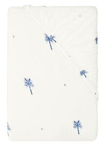 Livarno® Žerzejové napínací prostěradlo, 90–100 x 200 cm (palmy) (100407510002)