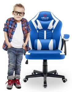 Dětská hrací židle HC - 1001 modrá a bílá