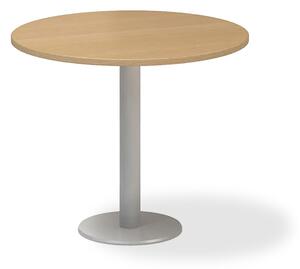 Jednací stůl ProOffice, průměr 90 cm, buk