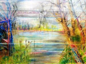Ručně malovaný obraz od Kristýna Pilecká - 