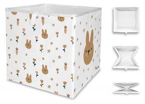 Úložná krabice sweet bunnies, 32x32cm