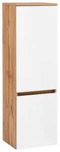 MIDI SKŘÍŇKA, bílá, barvy dubu, 40/130/35 cm Held - Úzké skříňky do koupelny, Online Only