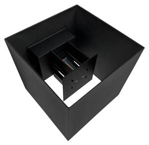 Dyberg Larsen LED nástěnné svítidlo Venus, černé, šířka 15 cm