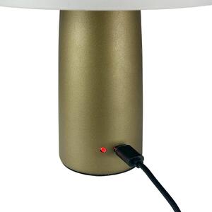 Dyberg Larsen LED dobíjecí stolní lampa Porter, zelená, výška 16 cm