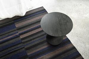 Ethnicraft designové odkládací stolky Teak Oblic Black Table
