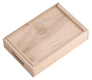 Zeller Present Dřevěná bedýnka, organizér, univerzální box s madly LACQ