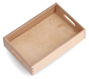 Zeller Present Dřevěná bedýnka, organizér, univerzální box s madly LACQ