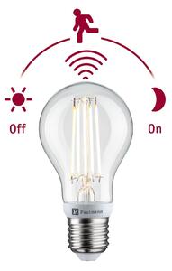 PAULMANN Filament 230V LED žárovka E27 se soumrakovým a pohybovým čidlem (HF) 7W 2700K E27