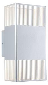PAULMANN LED nástěnné svítidlo Tharin IP44 3000K 120x250mm 2x3,7W stříbrná