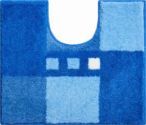 GRUND Koupelnová předložka MERKUR modrá Rozměr: 40x50 cm bez výřezu+50x80 cm