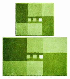 GRUND Koupelnová předložka MERKUR zelená Rozměr: 40x50 cm bez výřezu+50x80 cm