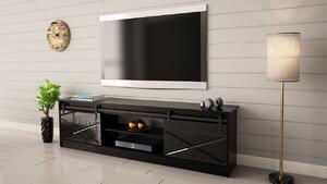TV stolek Sarinero, Barva: černý / černý lesk 5903211164927