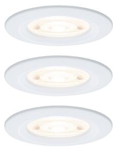 PAULMANN LED vestavné svítidlo Nova GU10 Flat nevýklopné IP44 3x4,9W 230V 2700K bílá mat