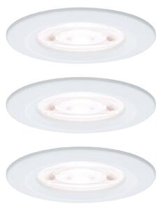 PAULMANN LED vestavné svítidlo Nova GU10 Flat nevýklopné IP44 3x4,9W 230V 4000K bílá mat