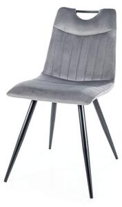 Jídelní židle URFI šedá/černá