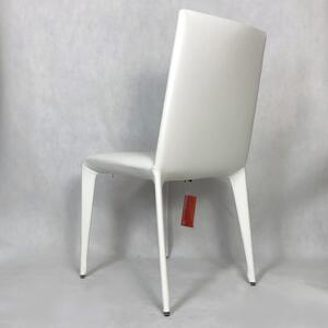 Bonaldo designové židle Filly (bílá eko kůže)