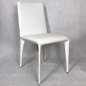 Bonaldo designové židle Filly (bílá eko kůže)