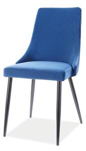 Jídelní židle PAONU modrá/černá