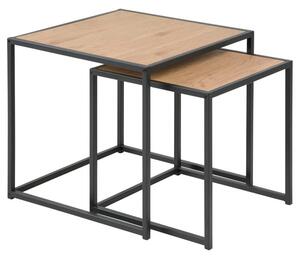 Konferenční stolek Benato (50x45x50 cm, dub)