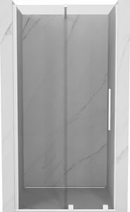 Mexen Velar, posuvné dveře do otvoru 100x200 cm, 8mm čiré sklo, bílý profil, 871-100-000-01-20