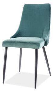 Jídelní židle PAONU zelená/černá