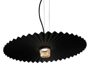 Karman Gonzaga LED závěsné světlo, Ø 59 cm, černá