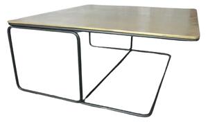 (3452) GOLDGUSS zlatý kovový konferenční stolek