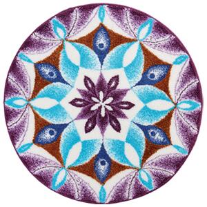 GRUND Mandala předložka VDĚČNOST fialová Rozměr: ø 80 cm