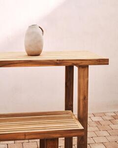 Zahradní barový stůl adell 140 x 70 cm přírodní