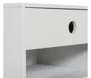 Závěsný noční stolek cindy 34 x 30 cm bílý