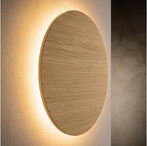 Nástěnné svítidlo LUNA 4xG9/8W/230V pr. 40 cm dub