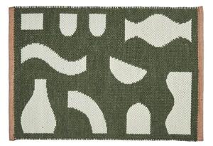 Textilní rohožka Ceres Green 50 x 70 cm