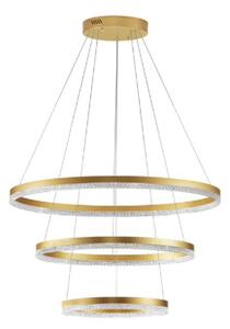 Nova Luce Elegantní závěsné LED svítidlo ADRIA Barva: Zlatá