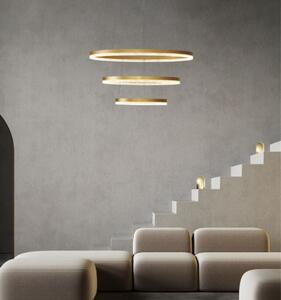 Nova Luce Elegantní závěsné LED svítidlo ADRIA Barva: Černá