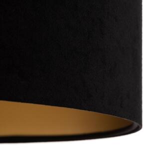 Závěsné svítidlo Salina, černá/zlatá, Ø 50 cm
