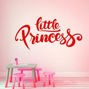 Živá Zeď Samolepka Nápis Little princess Barva: černá