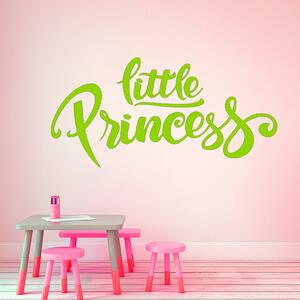 Živá Zeď Samolepka Nápis Little princess Barva: černá