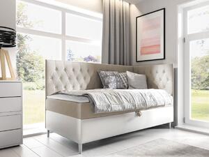 Kontinentální postel Junior Gerdise 3, Strana: pravá, Rozměr postele: 80x200, Barva:: ekokoža Soft 017 (biała) + Fresh 01 5903211202346