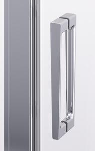 Ronal DIVERA D22T2 dvoukřídlé sprchové dveře 70 cm Šířka: 700 mm, Profil: Aluchrom, Sklo: Hladké čiré