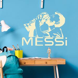 Živá Zeď Samolepka Lionel Messi pohár Barva: černá